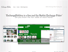 Tablet Screenshot of exchangeholdem.com